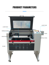 9060 Laser Engraving Cutting Machines 60w 80w 100w