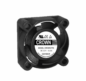 25x10 Twin rotation DC FAN A6 Construction