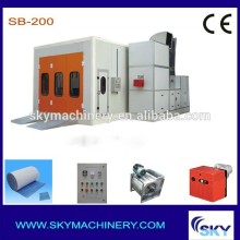 SB300, industrial paint spraying booth industrial oven for baking