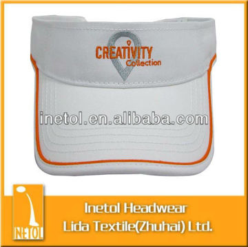 custom-made cotton visor cap