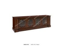 Triangle antique design shoe display rack with glass