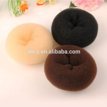 6cm Hair donut nylon hair bun magic sponge bun synthetic hair bun