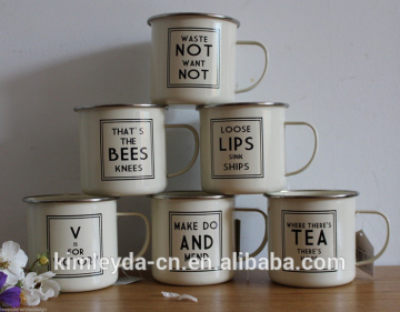 Promotional camp mug metal camp mug