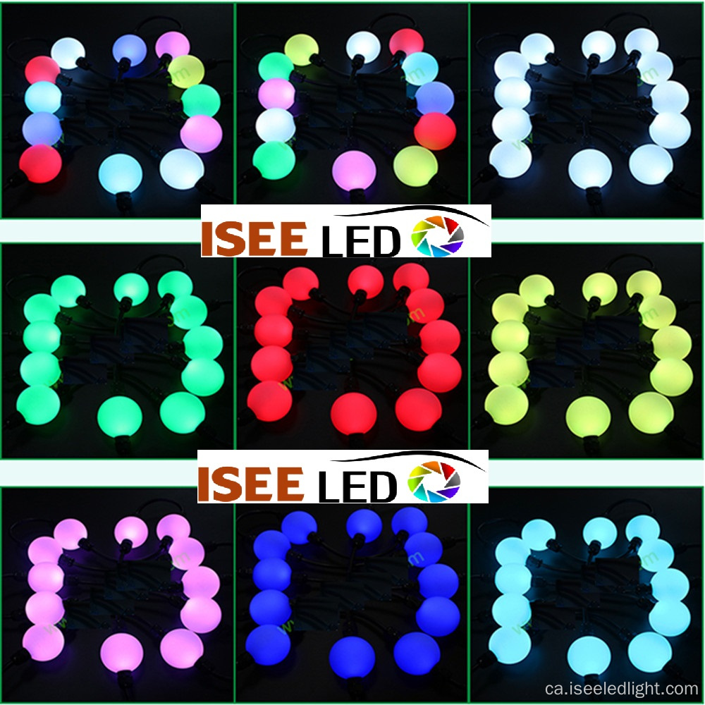 Corda de bola LED de 50mm impermeable de 50 mm