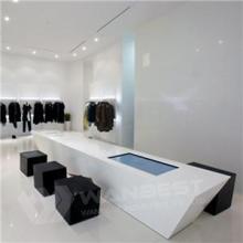 Cloth Store Service Counter With Screen