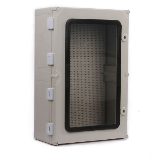 SAIPWELL 600*600*250mm IP66 High Quality transparent Plastic PVC Waterproof Box Electrical Box Custom PVC Box