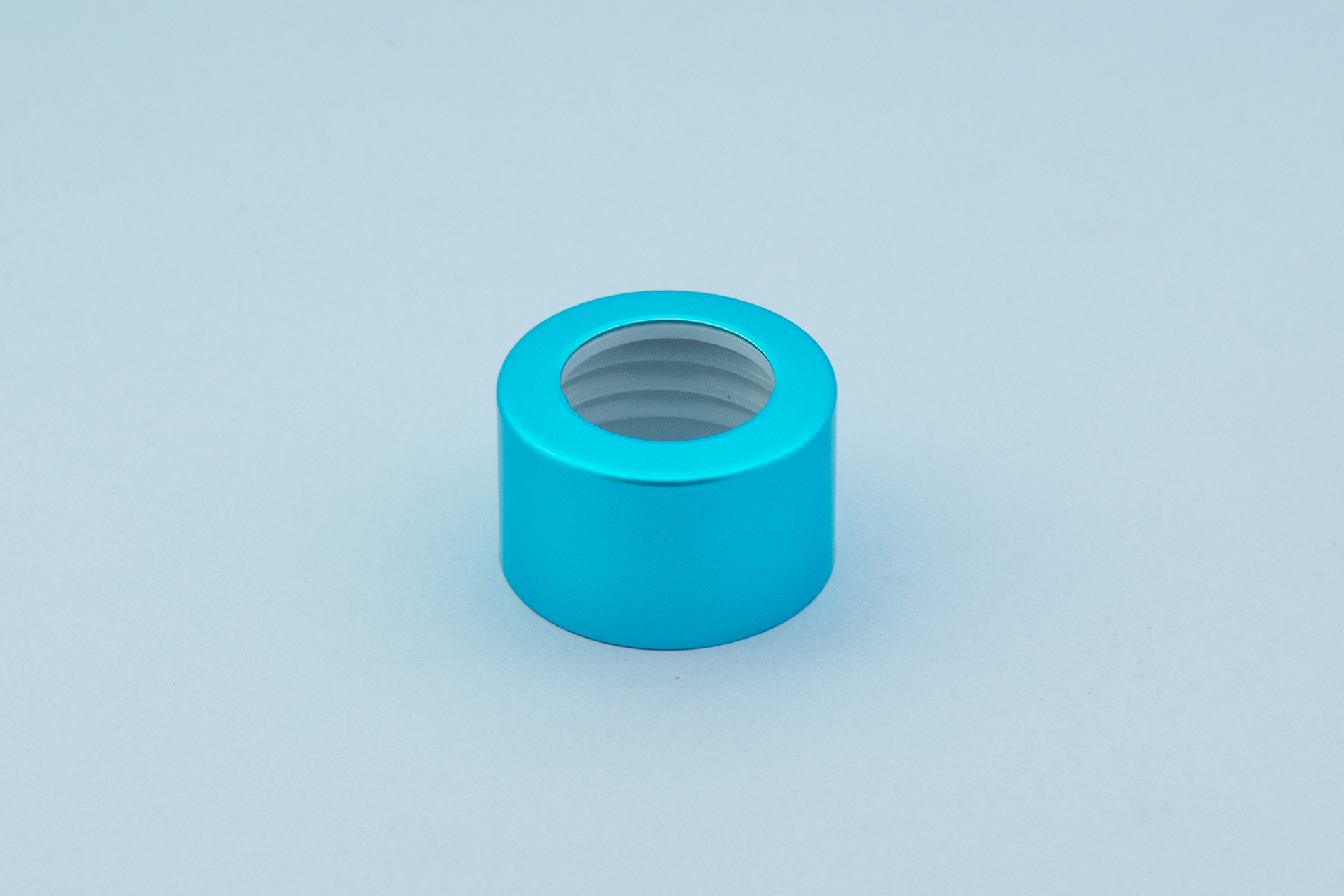 غطاء زجاجة ناشر القصب من الألومنيوم باللون الأزرق غير اللامع 24/410 24/410 Matte Blue Colourful Aluminum Reed Diffuser Bottle Cap