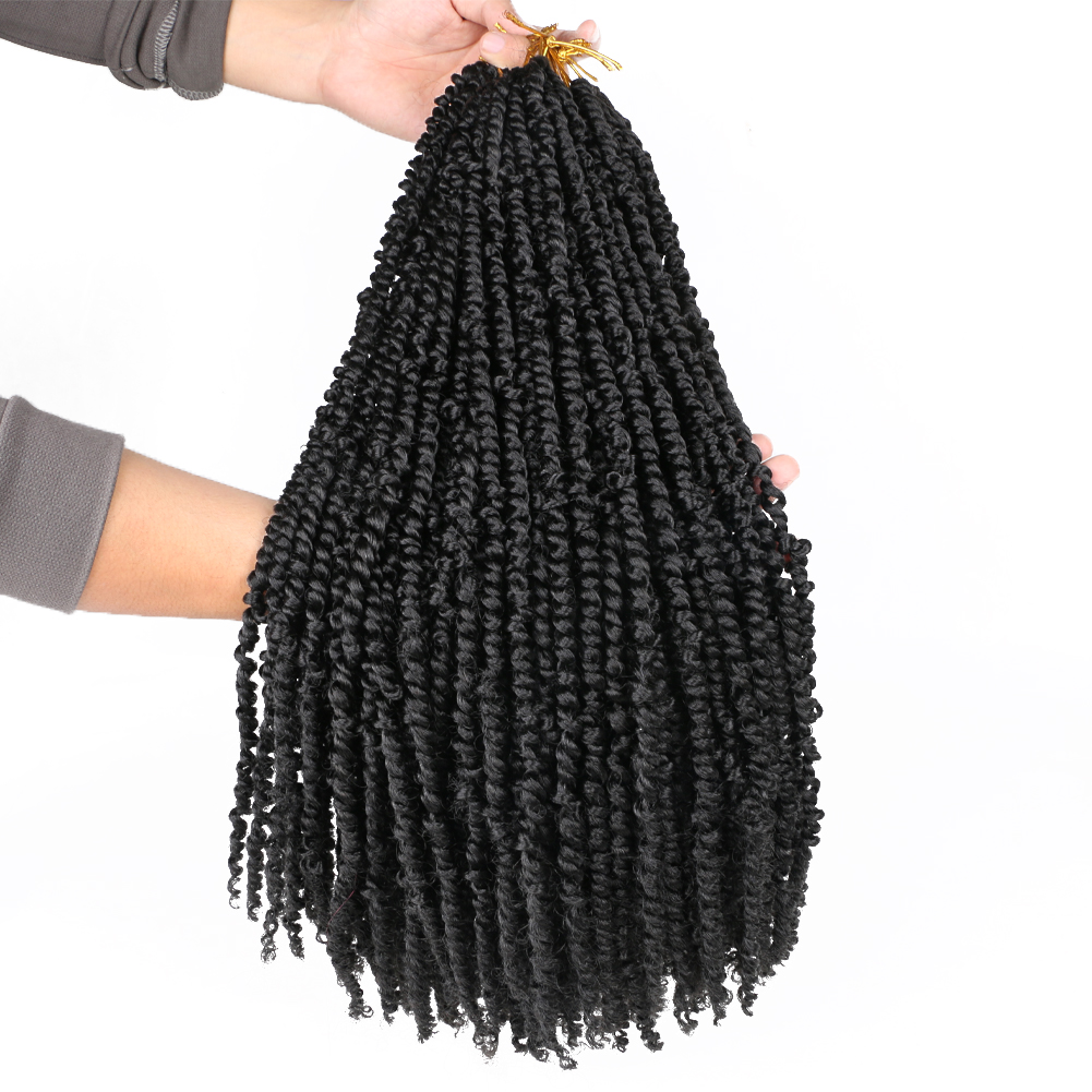 Hot sell 18inch 22 strands  new fashion freetress Hair Crochet Braid Braids for afro women  Pre Twisted Passion Twist Hair