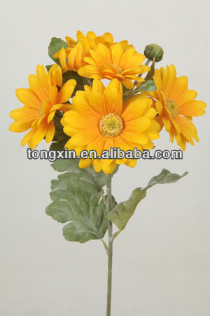 real looking China artificial silk colorful daisy flower