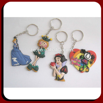 fashion power puff girls pvc keychain/keychains