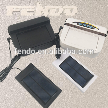 separable solar panel power auto vent car fan car cooler fan