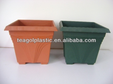 Plastic square planter 21cm TG60159