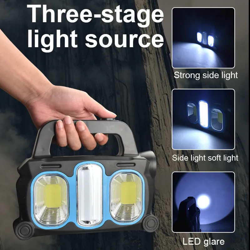 Portable COB Searchlight for Emergency Situations and Work