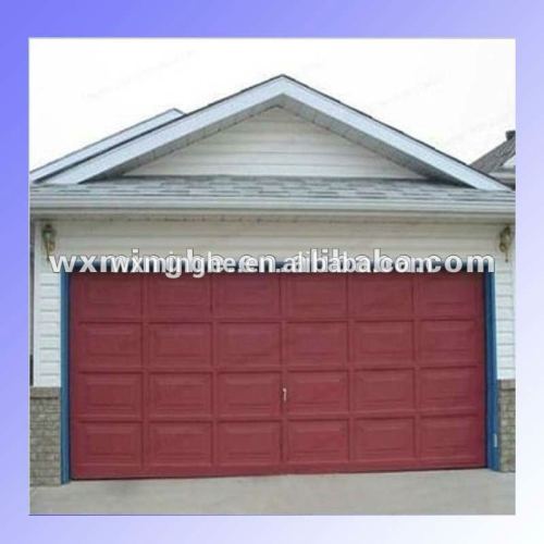 sectional automatic garage door with pu foam/pu foam door/finger protection garage door