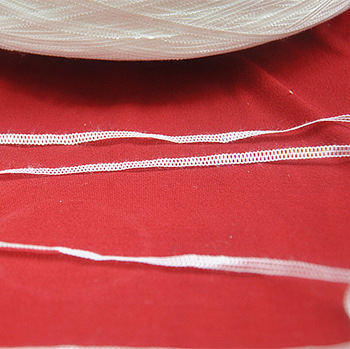 Wholesale 3.4NM 58% A Acrylic 42% N Nylon white fancy tape yarn for decoration