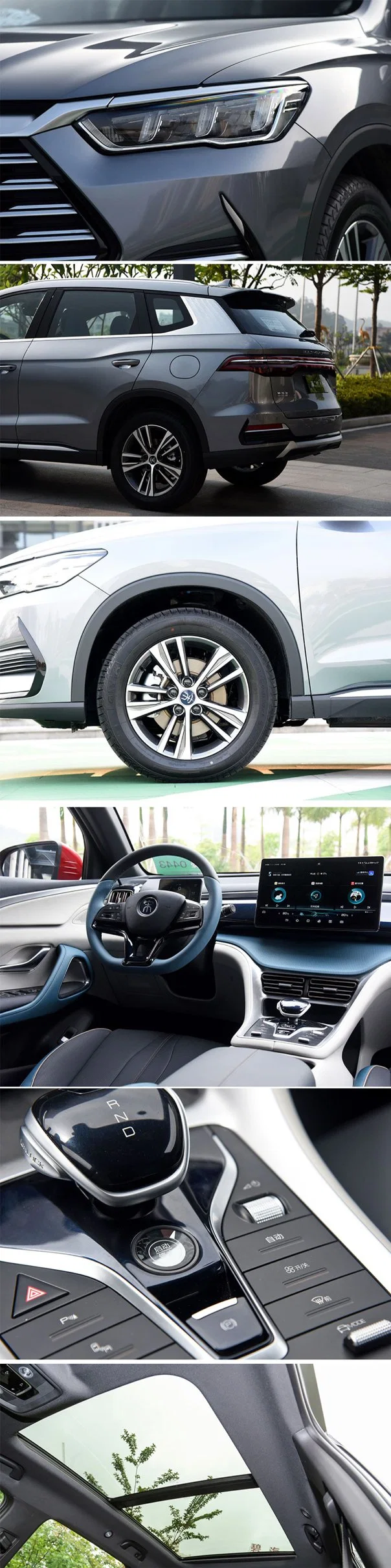 Ridever Electric Car SUV Byd Song PRO Electric 4 Wheel Car Cheap Price Byd Song