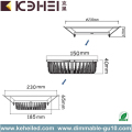 30W dimbare LED downlights CE RoHS IP54 4000K