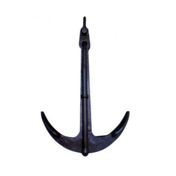 Black Asphalt Painted admiralty anchor