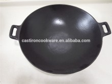wok-wok factory directly supply cast iron wok to make delicious food