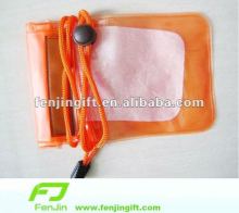 orange cellphone 100% waterproof mobile bag