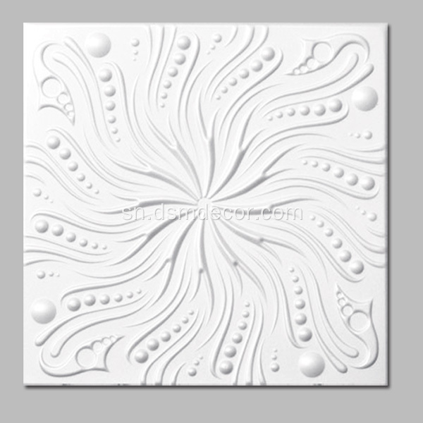 Flat Polyurethane Architectural Ceiling Tiles