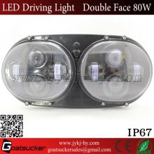 Factory wholesale high low beam harley motorcycle double headlight