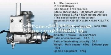 Odm / Oem 20cc Rc Model Plane Engines Dle20 Of Brushless Esc Combo