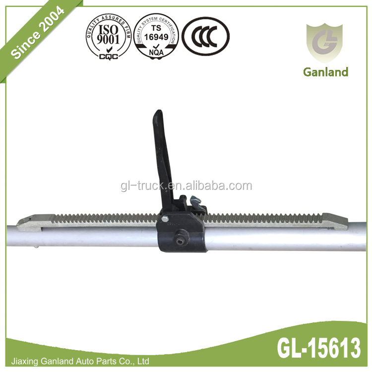 GL-15613A Adjustable Track Load Lock Aluminum Cargo Control Ratchet Cargo Bar