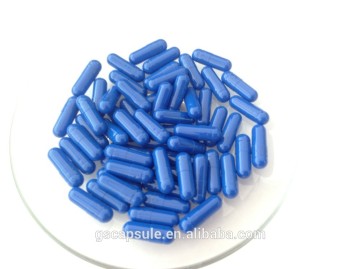 medicinal whole blue Gelatin Capsule 00