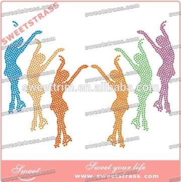 wholesale gymnastics rhinestone transfers