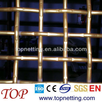 woven wire mesh screen /decorative mesh for cabinet