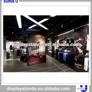 sportswear shop free standing display