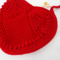 Borsa a mano da donna in crochet fatta a mano