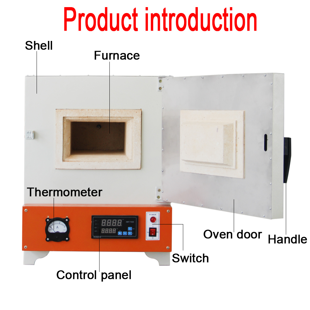 Integration type programmable constant-temperature automatic muffle furnace