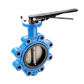 precision machining titanium gear operated butterfly valve