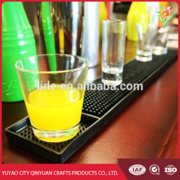 Custom logo bar rail mats, bar counter mat