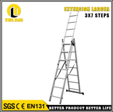Aluminum Extension Ladder with triple structure for multifunction use TL-307