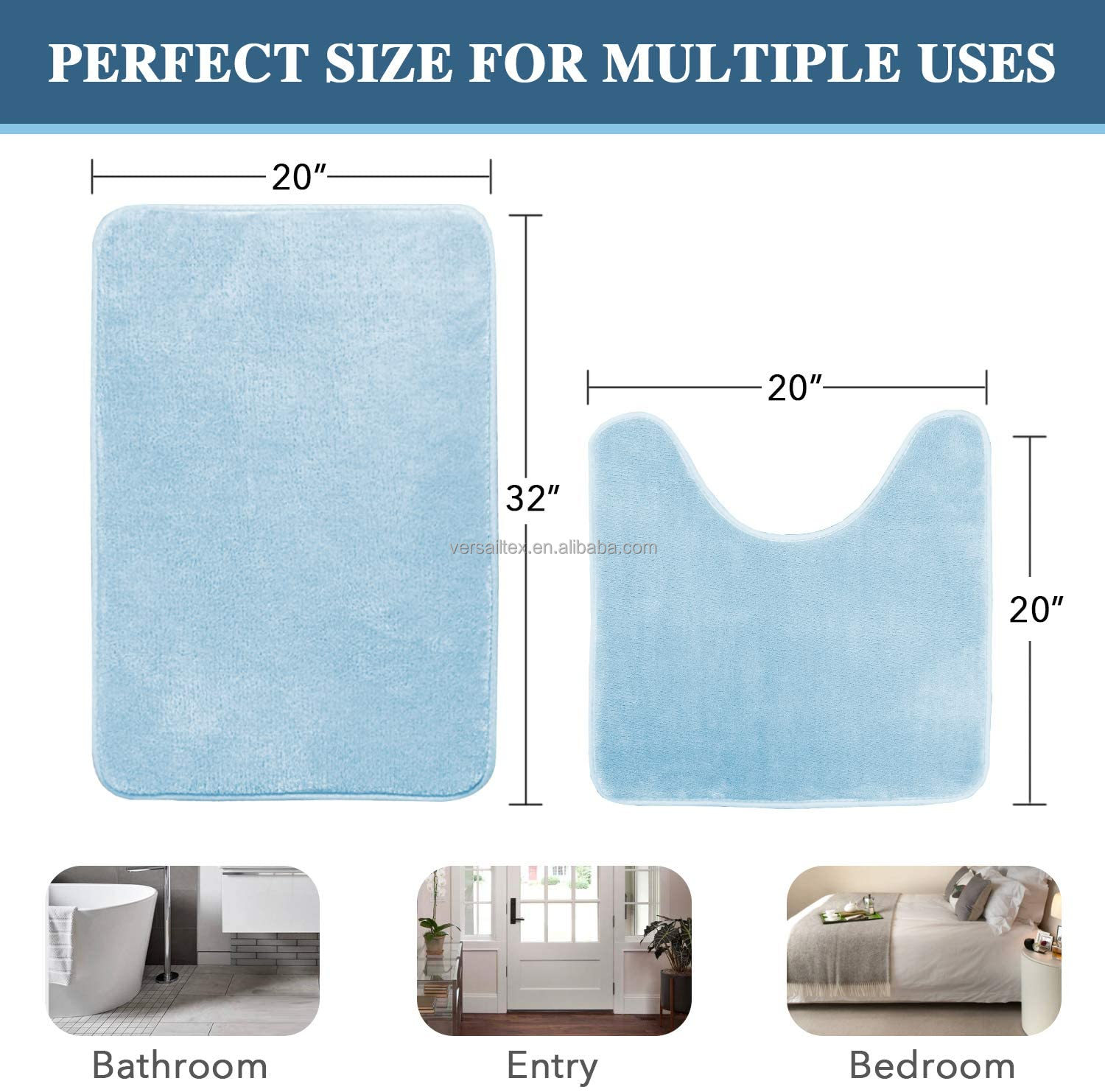 Memory Foam Bath Rug