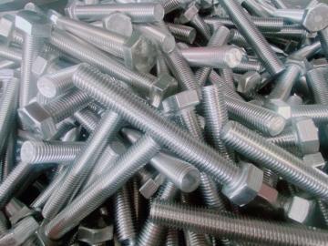 DIN933 Natural color hex head bolt