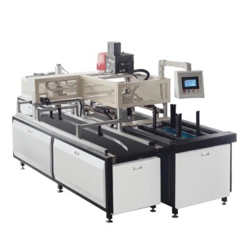 Automatic paper tube labeling machine/book box assembling machine