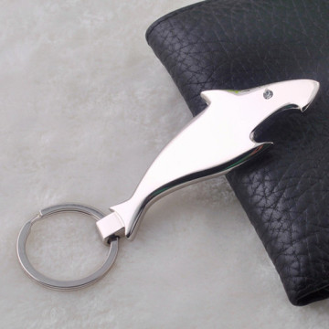 Promotional Shark Shape Bottle Opener Key Chain