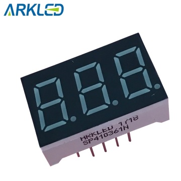 0.36 inch three digits led display YG color