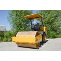 Yellow Road Roller Stock Photo