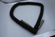 Coiled cable with N/TNC male connectors for car camera