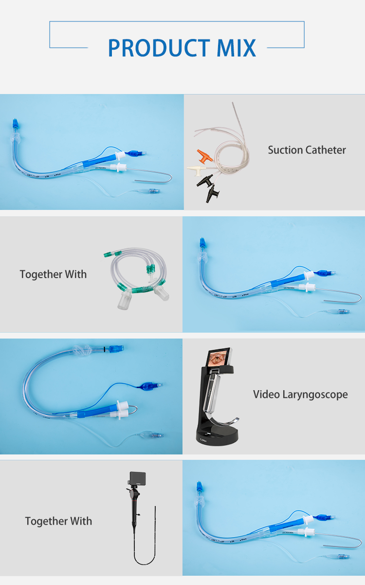 TUORen silicone reinforced dispos double lumen endobronchial tube