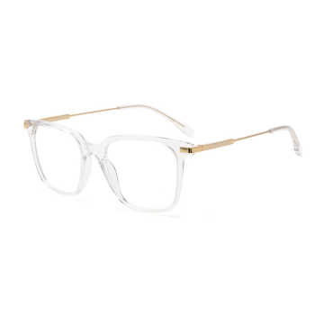 Black Color Nice Shape Big Size Square Optical Frame Eyewear