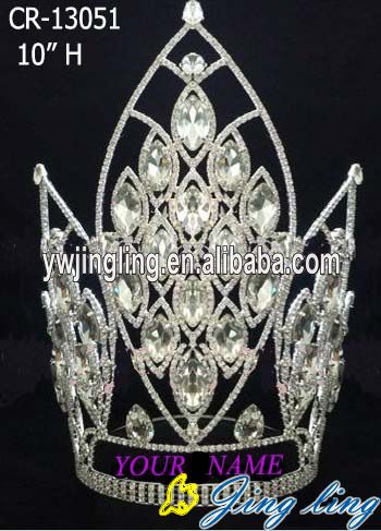 10" Large Chunky Rhinestone Crowns