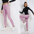 Mulheres rosa premium montando calças equestres de legging