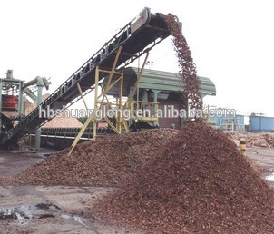 wood processing conveyor belt for handling wood,timber,ashes,barks,sawdust,shavings or falls trimming