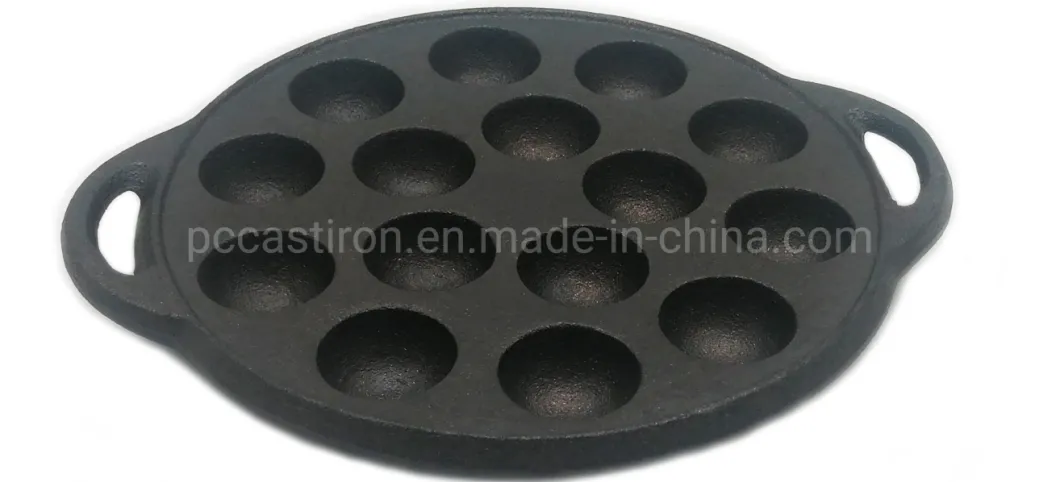 19.5*14cm Round or Rectangular Healthy Nonstick Vegetable Oil Cast Iron Sizzle /BSCI LFGB BSCI LFGB FDA Approved